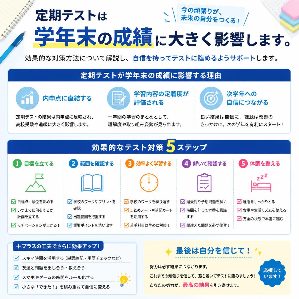 定期テスト対策の重要性