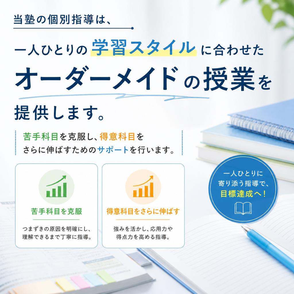 個別指導のメリット