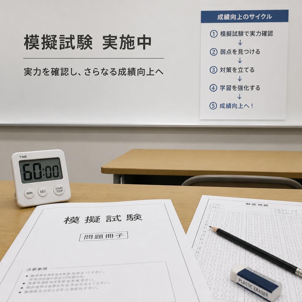 模擬試験で実力を確認