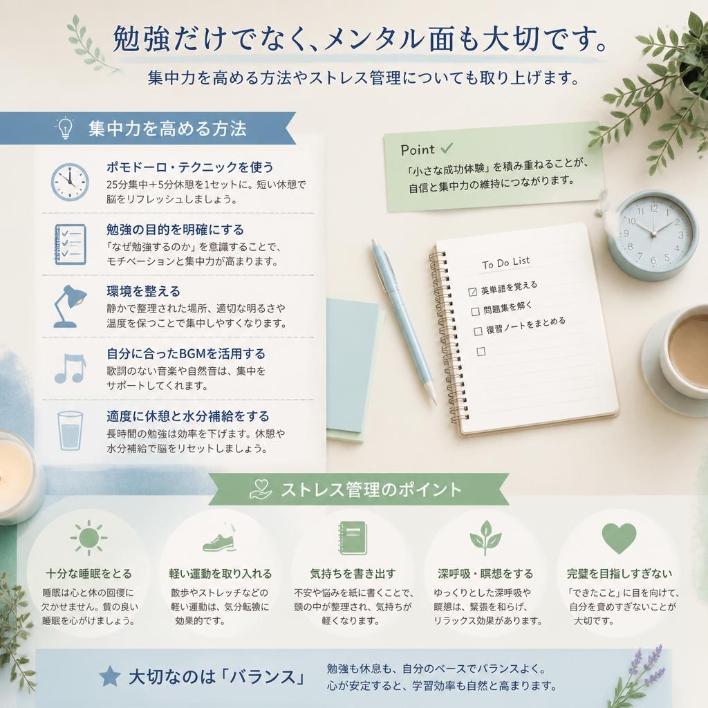 5. メンタル面のサポート