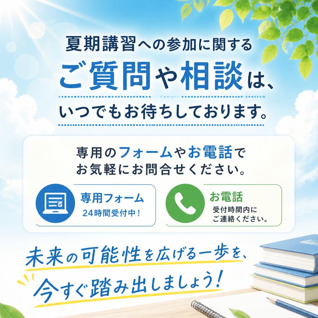 今すぐお問合せを！